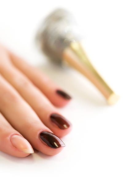 istock female hand with a manicure macro 147493880