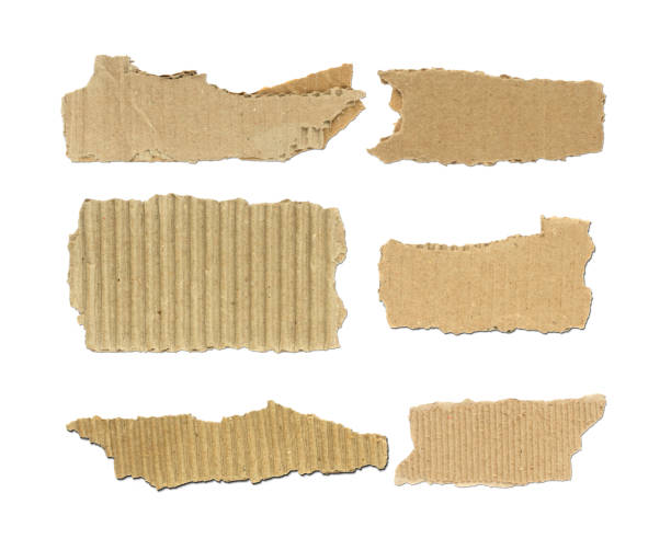 istock Piece of cardboard isolated on white background 1474939304