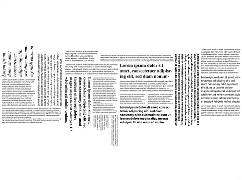 Collage Large Text Text Collage Stock Illustration - Download Image Now - Lorem Ipsum ...
