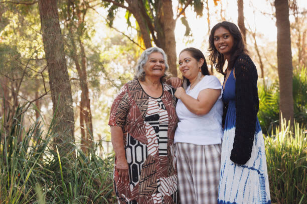 istock Multi-generational indigenous Australian family, three generations of Aboriginal Australian women 1474946776