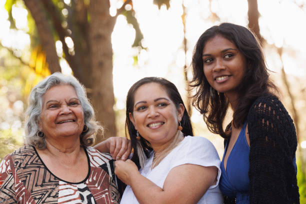 istock Multi-generational indigenous Australian family, three generations of Aboriginal Australian women 1474947230
