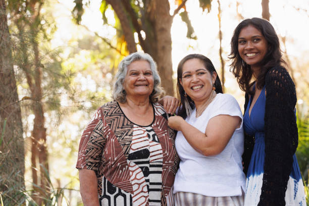 istock Multi-generational indigenous Australian family, three generations of Aboriginal Australian women 1474947294