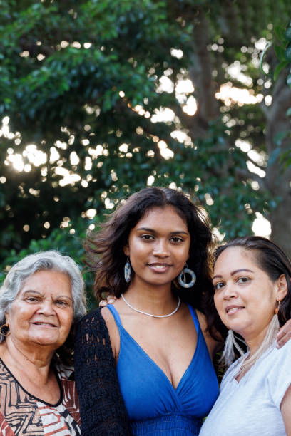 istock Multi-generational indigenous Australian family, three generations of Aboriginal Australian women 1474947410