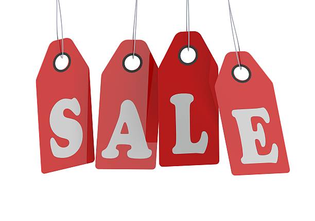 istock Sale price tag 147495823