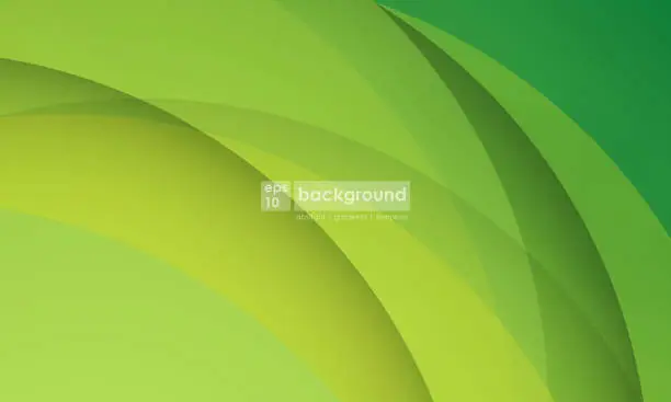 Vector illustration of Dynamic abstract gradients background with green and yellow color