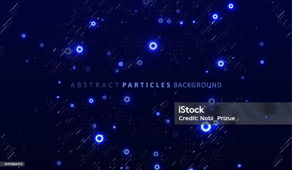 Particle Dynamic Background Particles Liquid Dynamic Flow Stock Illustration - Download Image Now ...