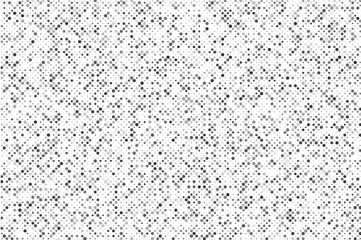 Dotted pattern. Grungy texture background. Abstract retro half tone design. Vector illustration.