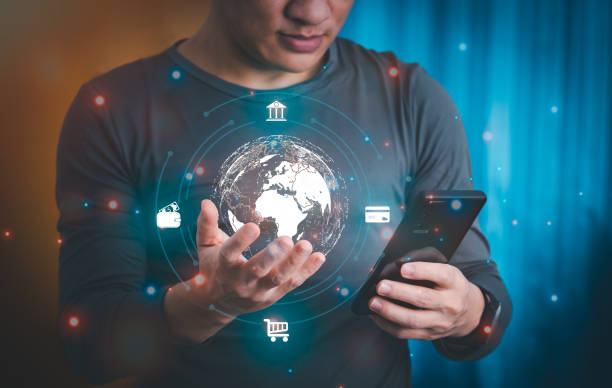 istock businessman using smartphones, online transactions, shopping, with internet technology, global data connection concept with technology internet, big data, information search, online marketing 1474974183