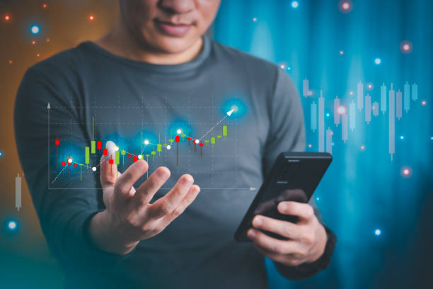 Technology, financial business, investment concept, a fund investing in stock markets and digital assets, investor financial data analysis, stock chart and forex trading, financial business background tecnología, negocios financieros, concepto de inversión, un fondo que invierte en mercados de valores y activos digitales, análisis de datos financieros de inversores, gráfico de acciones y comercio de divisas, antecedentes comerciales financieros