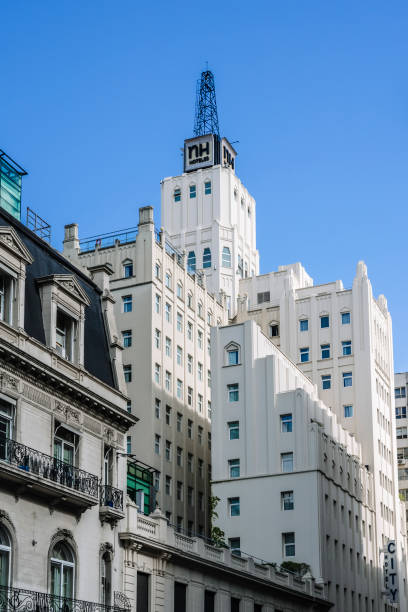 buenos aires, argentina - 20 marzo 2023: architettura e luoghi d'interesse di buenos aires. architettura coloniale dell'argentina - luogo dinteresse nazionale foto e immagini stock