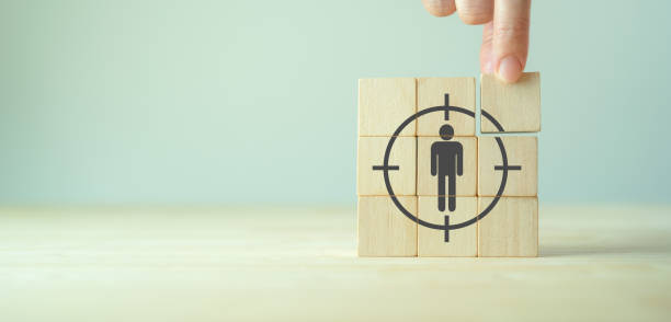 istock Target customer, buyer persona, customer behavior, personalization marketing, customer centric, recruitment, human resource management, personal development concept. Marketing plan and strategy. 1474992305