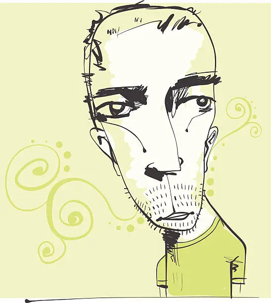 Vector illustration of Cool Guy