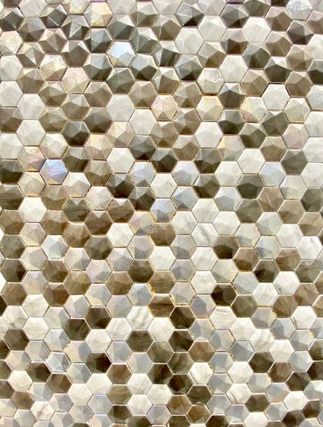 istock Ceramic small rhombus tiles of different colors 1474993777