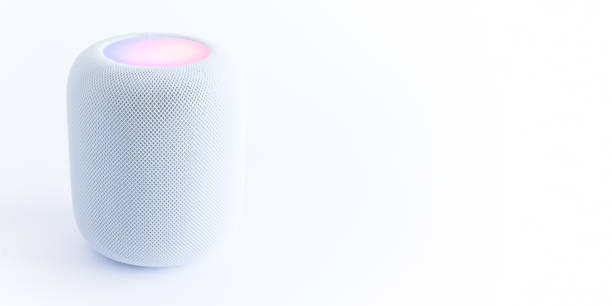 istock White banner with modern music speaker 1474993861