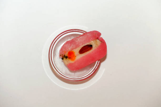 istock Indian sweet Cham - Cham in  glass bowl 1474996614