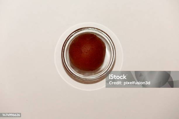 Gulab Jamun In Glass Bowl Stock Photo - Download Image Now - Bowl, Breakfast, Brown
