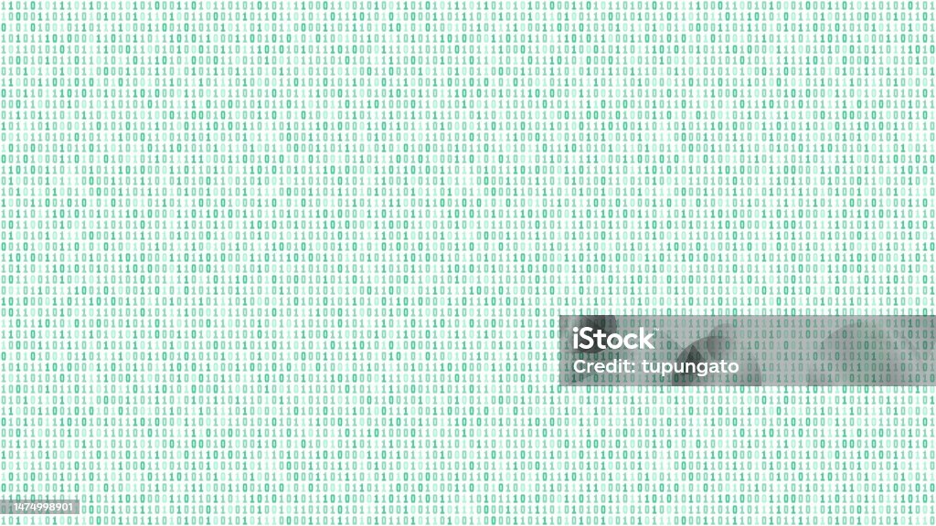 Computer Data Pattern Vector Stock Illustration - Download Image Now ...