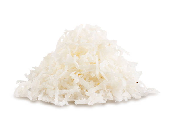istock Coconut flakes isolated on white background with clipping path 1474999663