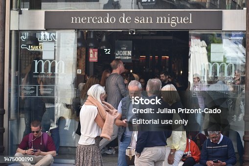 Spanish Gastronomic Delights at Madrid's Historic Mercado San Miguel: A Touristic Hotspot for Foodies and Wine Lovers