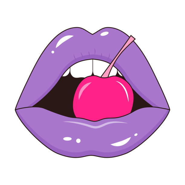 Pop Art Multicolored Lips T-Shirt, Lipstick, Kiss, Sexy Pop Art Multicolored Lips T-Shirt, Lipstick, Kiss, Sexy