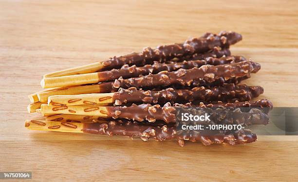 Crispy Sweet Straws Filled Chocolate Stock Photo - Download Image Now - Abundance, Affectionate, Aromatherapy