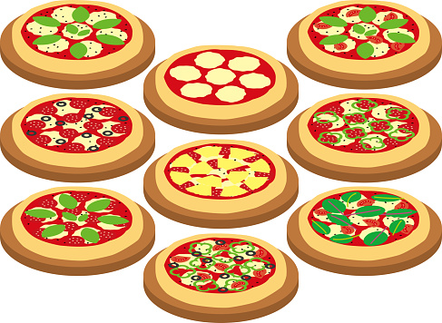 Various pizza