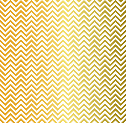 Gold Colored Chevron Zig zag Pattern Abstract Background.