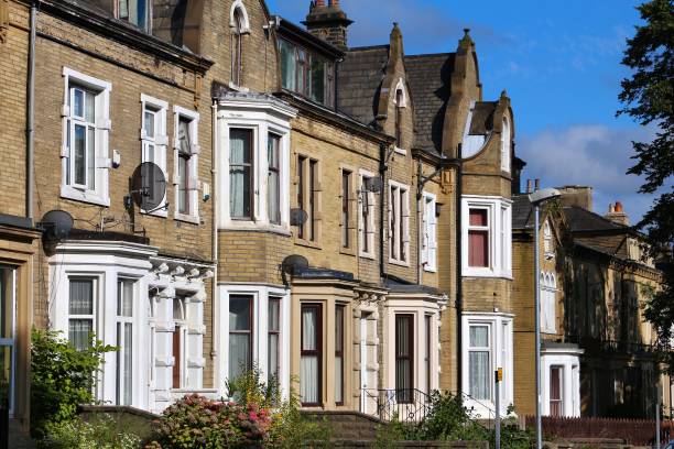istock Terraced houses in Bradford UK 1475022485