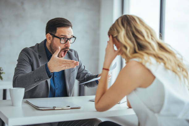 istock Boss dissatisfied with report or written work result 1475034670