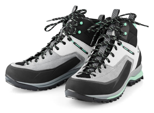 istock Sports hiking boots isolated on white background 1475039779