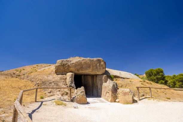 istock Dolmen de Menga from the 3rd millennium BCE, UNESCO site, Antequera, Spain 1475055742