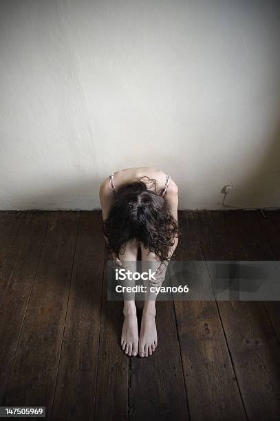 Desperate Young Woman Stock Photo - Download Image Now - Punishment, Slavery, Adult