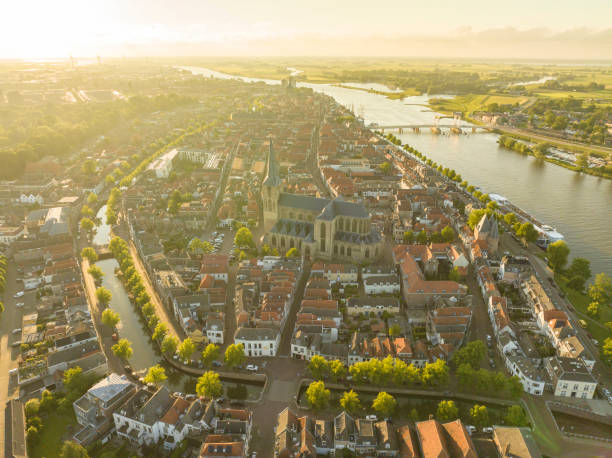 istock Kampen springtime evening aerial panorama 1475060630