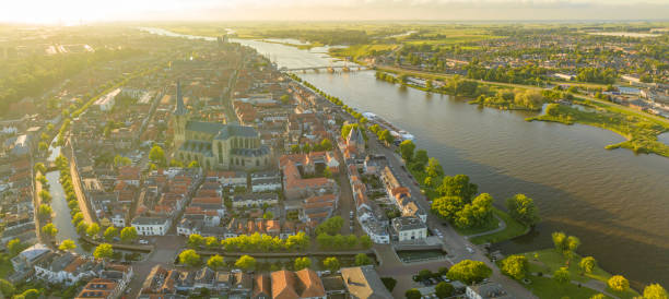 istock Kampen springtime evening aerial panorama 1475060736