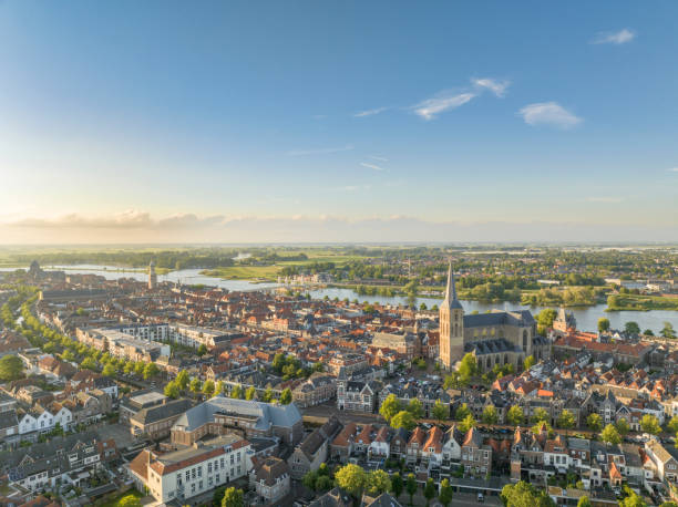 istock Kampen springtime evening aerial panorama 1475061290
