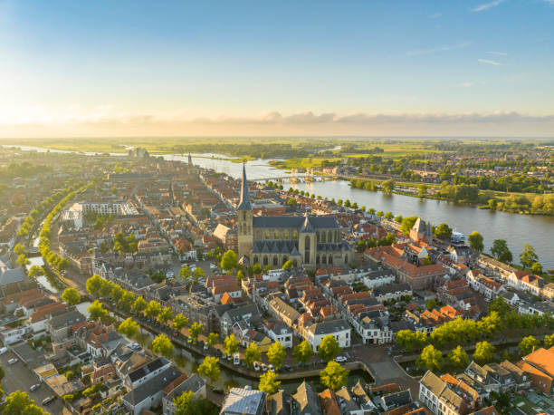 istock Kampen springtime evening aerial panorama 1475061305