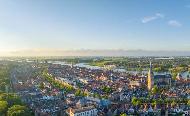 istock Kampen springtime evening aerial panorama 1475061364