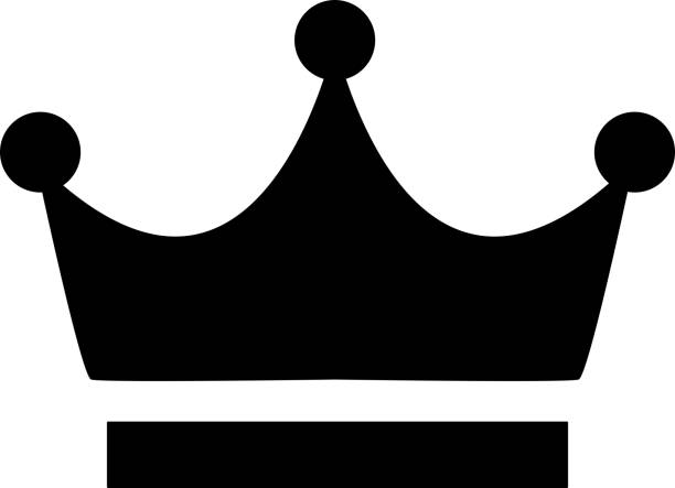 王冠のアイコンのシンプルなベクターイラスト - crown gold coat of arms king点のイラスト素材／クリップアート素材／マンガ素材／アイコン素材