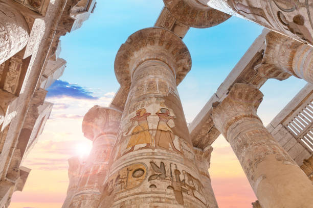istock Karnak, Luxor. Antique Egyptian Temple Complex. 1475076285