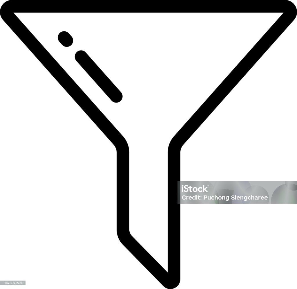 Filter Zeichen Filtersymbol Vektorbild Oder Zeichen Stock Vektor Art und mehr Bilder ...