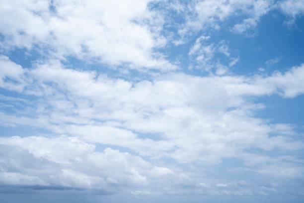 istock Blue skyscape with clouds without pollution and smog, Ascension island 1475081209