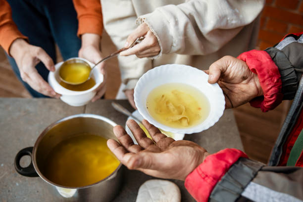 istock Hot Noodle soup for poor family 1475084930