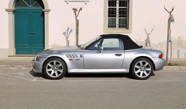 Vintage BMW Z1 Roadster E30 (Z) from 1991 on the streets of Schenna, South Tyrol.