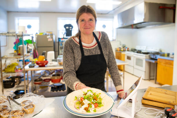 istock A chef with a vegan meal 1475088027