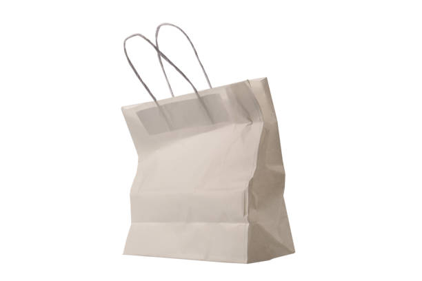 istock Paper bag isolated on a white background. 1475090435