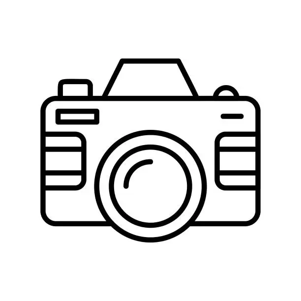 Vector illustration of Photo Camera Icon