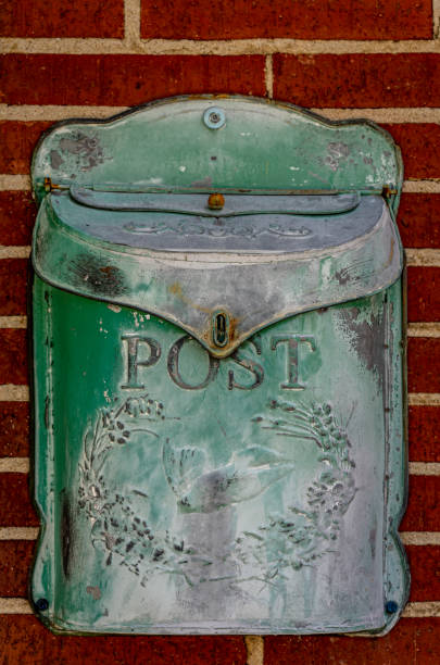 istock Vintage residential postal box. 1475091551