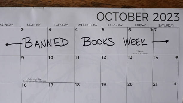 istock Banned Books Week Marked on a Calendar 1475096527