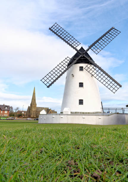 istock Lytham St Annes Windmill - Lancashire Fylde coast, United Kingdom 1475107576