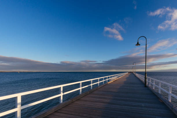 istock Kerford Rd Pier at Sunset in Melbourne Australia 1475117415